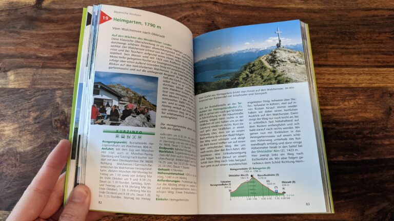 Kurzbeschreibung, Infobox, Höhenprofil, Fotos und Icons helfen bei Einschätzung und Planung der Tour. Foto: Tobias Hecht