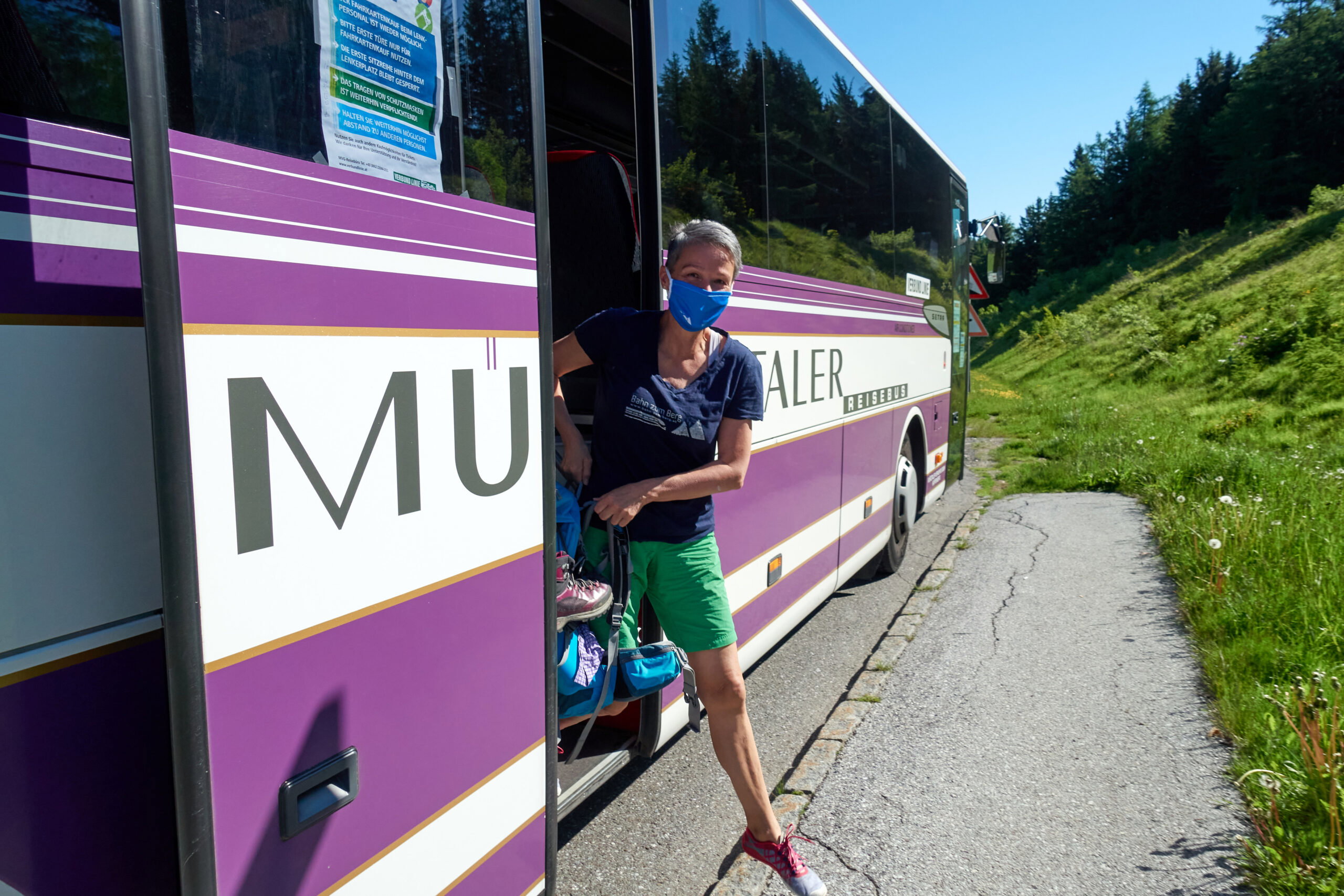 Busaustieg. Foto Martin Heppner