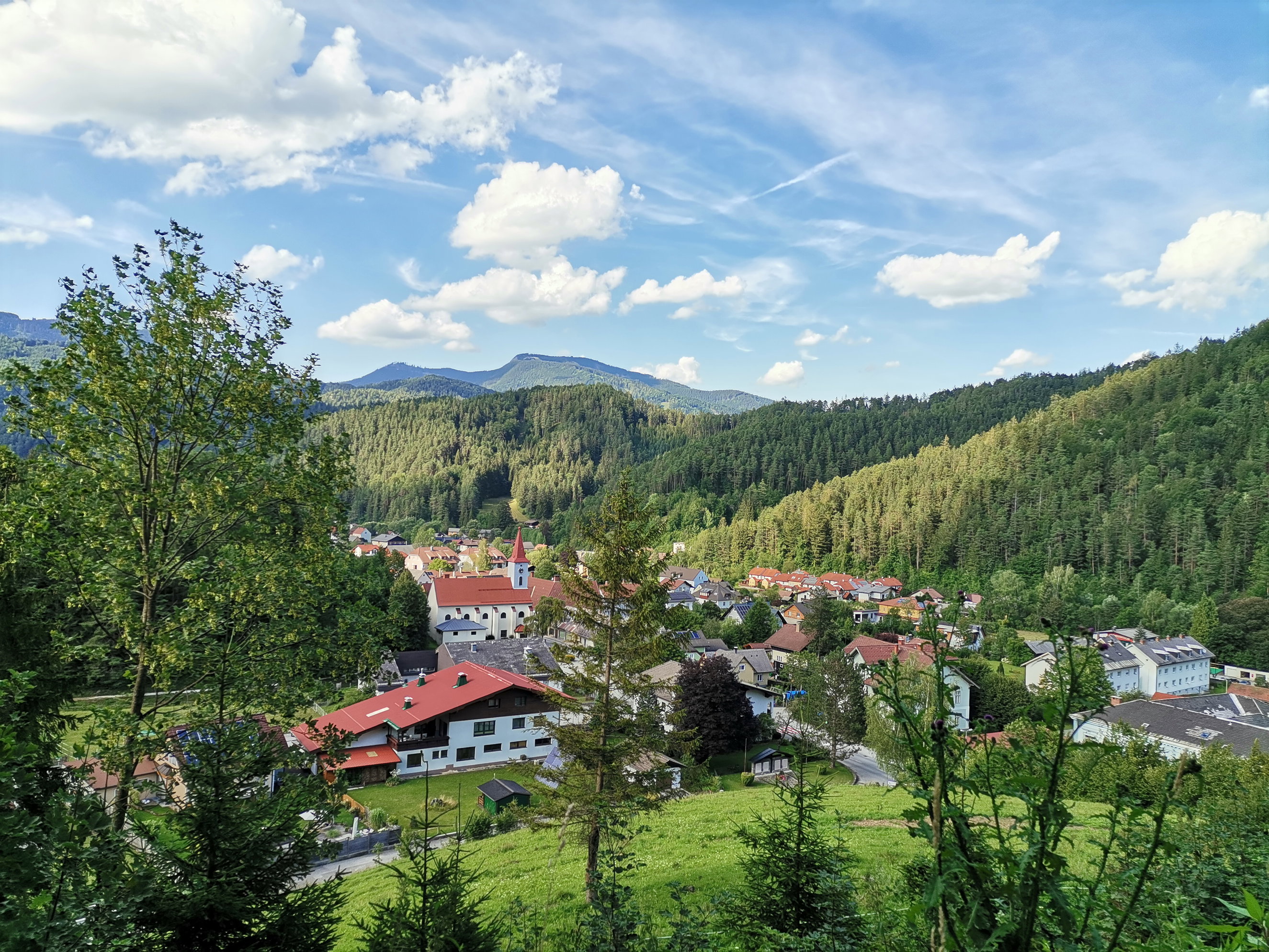 Malerisch gelegen im Traisental - Hohenberg. Foto Veronika Schöll