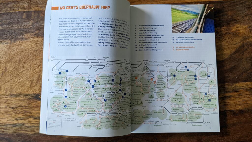 Abbildung 3: Das “Netz” zeigt die Vielfalt der möglichen Regionen. Foto Tobias Hecht