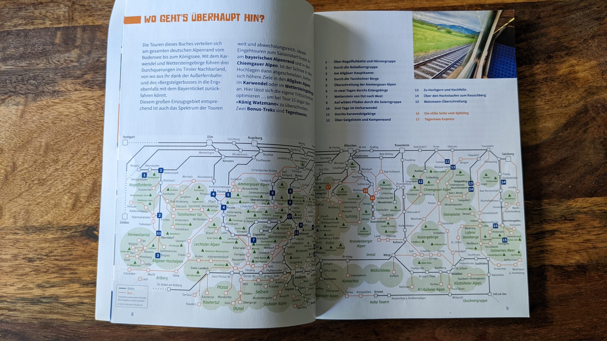 Abbildung 3: Das “Netz” zeigt die Vielfalt der möglichen Regionen. Foto Tobias Hecht