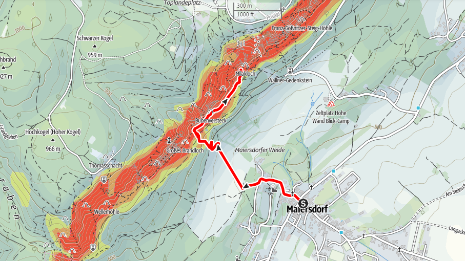 Zustieg Völlerin von Meiersdorf. Screenshot Alpenverein aktiv