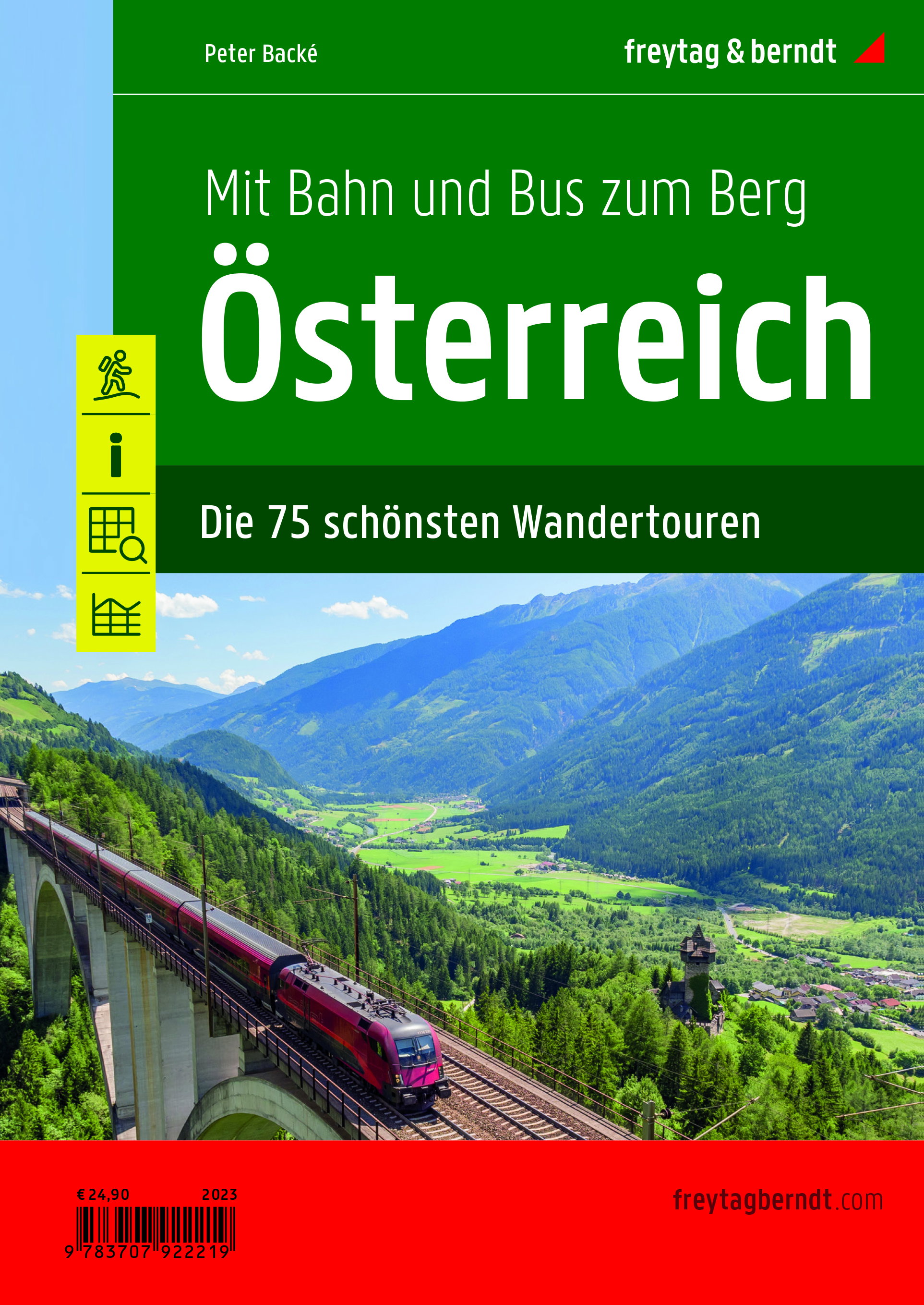 Titelbild, Mit Bah und Bus zum Berg, freytag & berndt