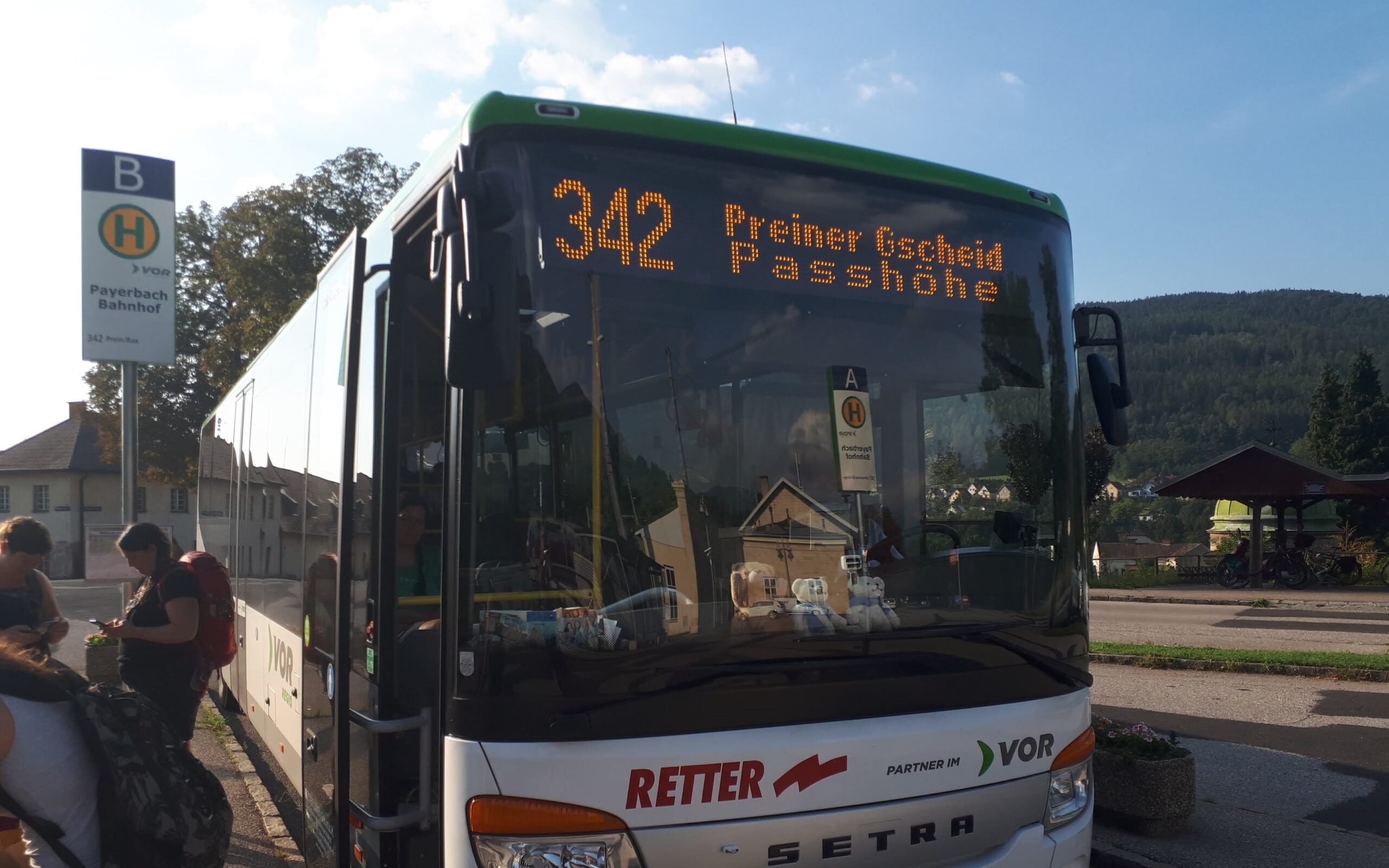 Bus aufs Preiner Gscheid, Foto Gerold Petritsch
