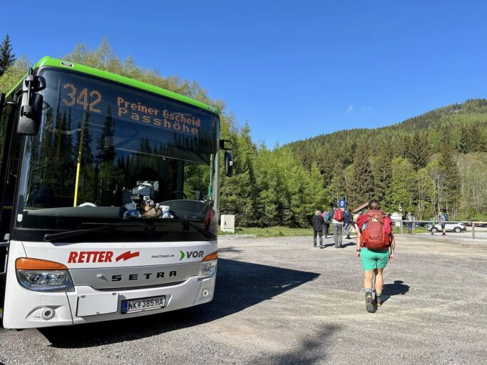 Preiner Gscheid Bus. Foto: Veronika Schoell