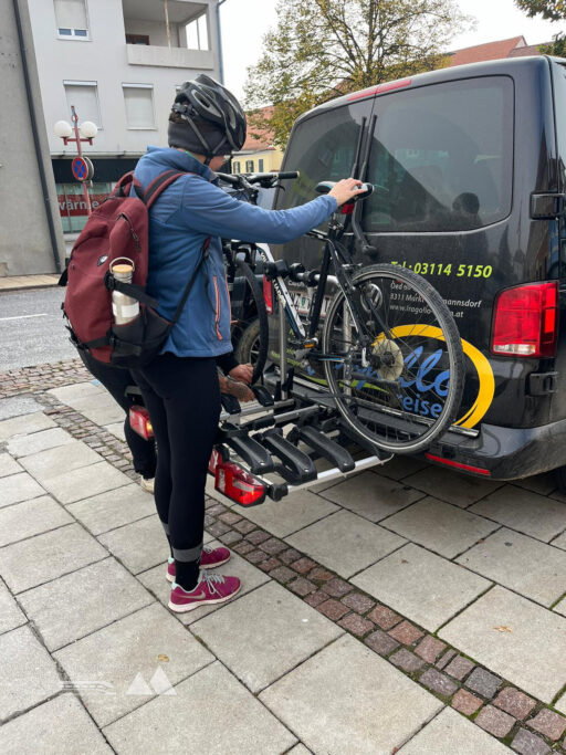 Die Fahrradmitnahme ist beim Bedarfsverkehr SAM möglich. Foto: Alice Frischherz