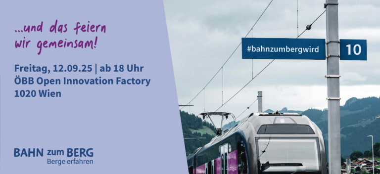10 Jahres Feier Bahn zum Berg