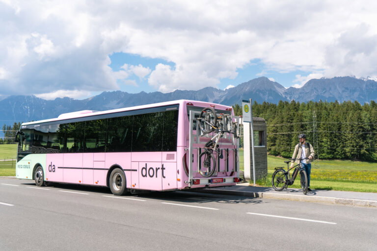Radheckträger am Bus. Foto: VVT