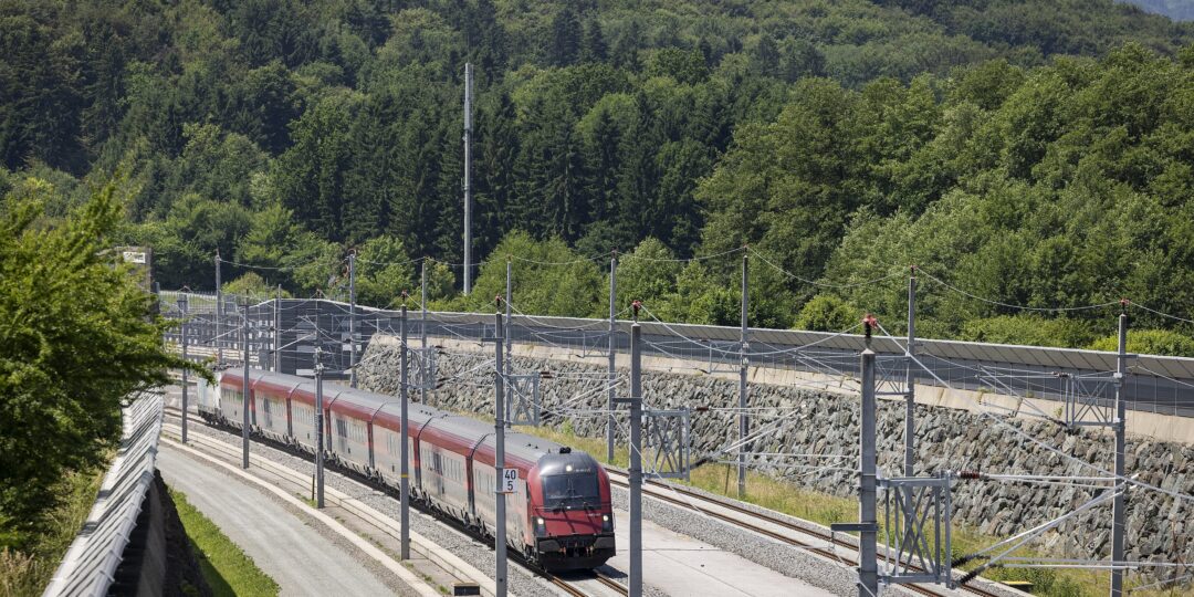 Koralmbahn Trasse Foto OEBB