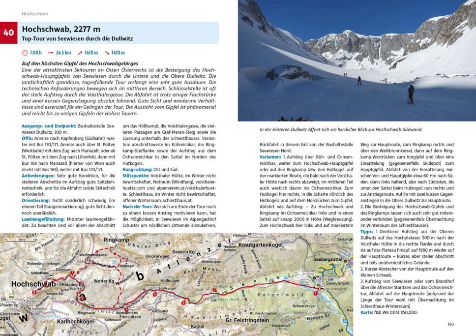 Beispieltour Hochschwab. Foto: Rother Bergverlag