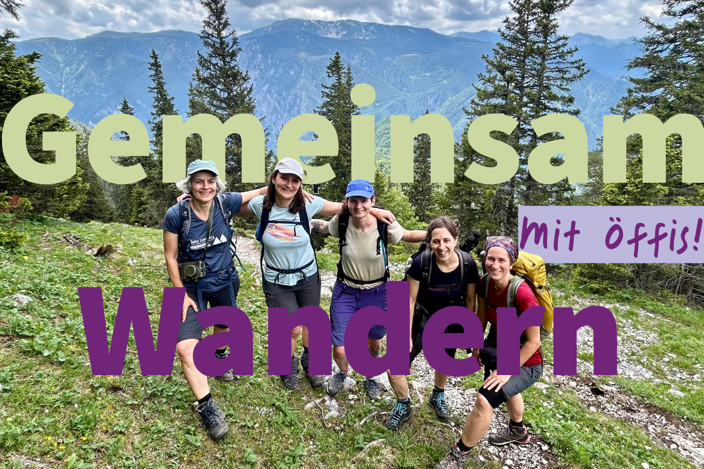 Gemeinsam Wandern. Foto Veronika Schöll