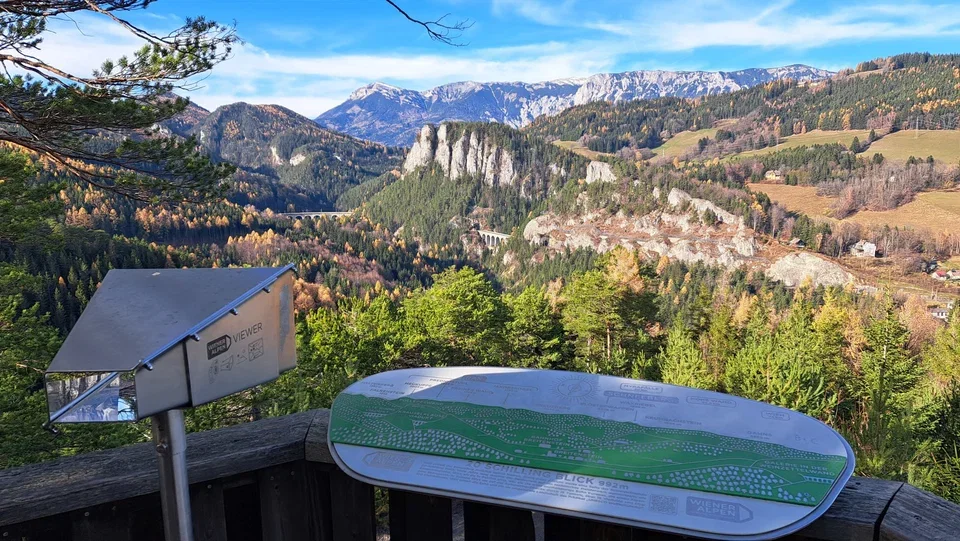 Semmering Bahn Wanderweg. Foto Gerold Petritsch
