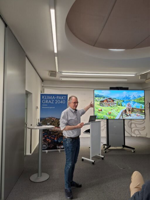 Vorträge und Mitmachstationen Dialogabend „Klimafreundlich Reisen“ Fotos: Klimabündnis Steiermark