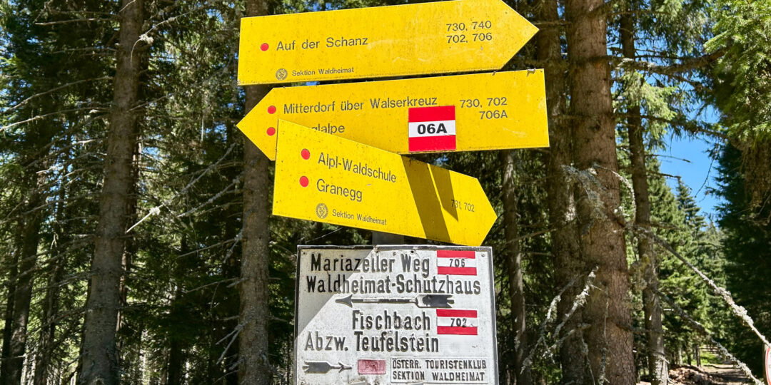 Wandern in der Waldheimat. Foto Veronika Schöll